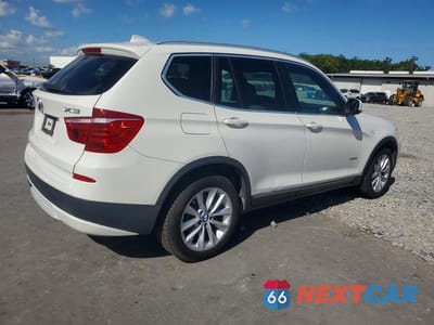 Trzecie zdjęcie samochodu z tyłu: 2013 BMW X3 XDRIVE28I VIN:5UXWX9C50D0A19933 - miniatura