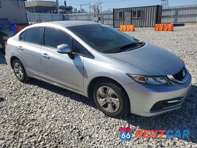 Czwarte zdjęcie samochodu z boku: 2013 HONDA CIVIC LX VIN:2HGFB2F55DH555838 - miniatura