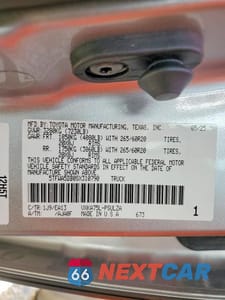 Zdjęcie 12 z 12 samochodu: 2025 TOYOTA TUNDRA LIMITED VIN:5TFWA5DB0SX310790 - miniatura