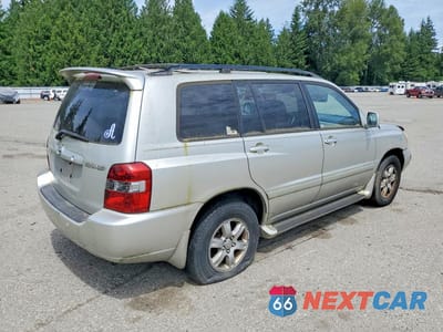 Trzecie zdjęcie samochodu z tyłu: 2004 TOYOTA HIGHLANDER BASE VIN:JTEHD21A140028868 - miniatura
