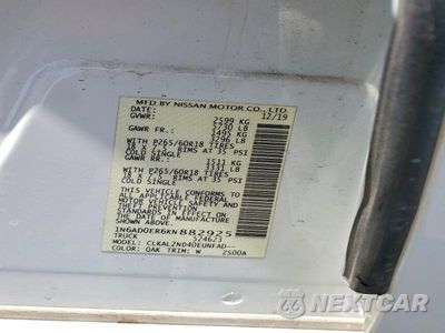Zdjęcie 12 z 12 samochodu: 2019 NISSAN FRONTIER SV VIN:1N6AD0ER6KN882925 - miniatura