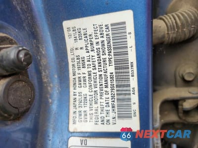Zdjęcie 12 z 12 samochodu: 2009 HONDA CIVIC HYBRID VIN:JHMFA36279S015824 - miniatura