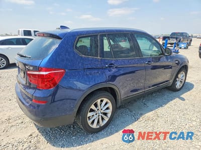 Trzecie zdjęcie samochodu z tyłu: 2015 BMW X3 XDRIVE28I VIN:5UXWX9C56F0D53340 - miniatura
