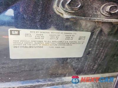 Zdjęcie 12 z 12 samochodu: 2014 CHEVROLET IMPALA LS VIN:2G11Y5SL0E9127550 - miniatura