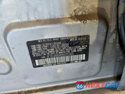 Zdjęcie 12 z 12 samochodu: 2013 SUBARU IMPREZA VIN:JF1GJAA68DH035905 - miniatura