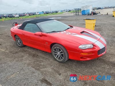Czwarte zdjęcie samochodu z boku: 2002 CHEVROLET CAMARO Z28 VIN:2G1FP32G922129799 - miniatura