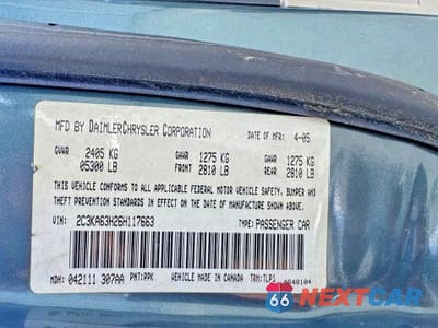 Zdjęcie 10 z 14 samochodu: 2006 CHRYSLER 300 C VIN:2C3KA63H26H117663 - miniatura