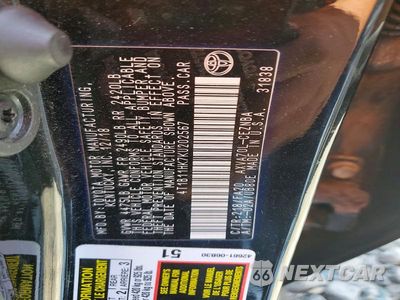Zdjęcie 12 z 12 samochodu: 2019 TOYOTA CAMRY LE VIN:4T1B11HK7KU202567 - miniatura