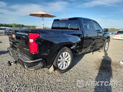 Trzecie zdjęcie samochodu z tyłu: 2021 CHEVROLET SILVERADO C1500 CUSTOM VIN:3GCPWBEKXMG366343 - miniatura