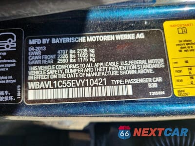 Zdjęcie 13 z 13 samochodu: 2014 BMW X1 XDRIVE28I VIN:WBAVL1C55EVY10421 - miniatura