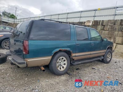Trzecie zdjęcie samochodu z tyłu: 1997 CHEVROLET SUBURBAN VIN:1GNFK16R8VJ409212 - miniatura