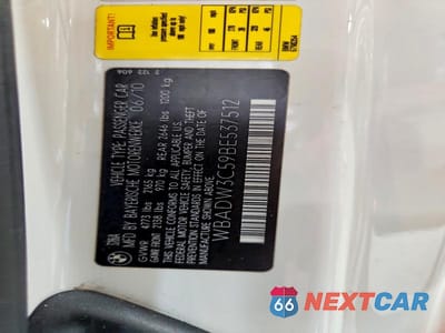 Zdjęcie 12 z 12 samochodu: 2011 BMW 328 I VIN:WBADW3C59BE537512 - miniatura