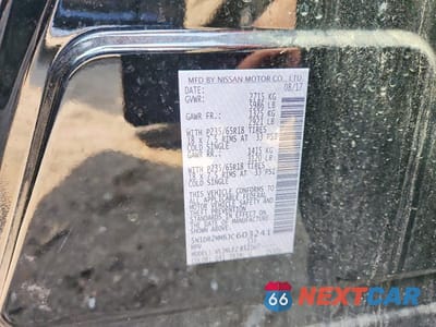 Zdjęcie 13 z 13 samochodu: 2018 NISSAN PATHFINDER SV VIN:5N1DR2MM6JC603241 - miniatura