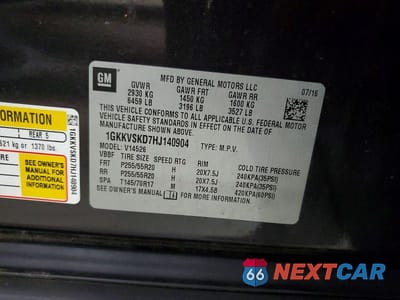 Zdjęcie 13 z 13 samochodu: 2017 GMC ACADIA LIMITED SLT-2 VIN:1GKKVSKD7HJ140904 - miniatura