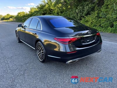 Trzecie zdjęcie samochodu z tyłu: 2022 MERCEDES-BENZ S 500 4MATIC VIN:W1K6G6DB9NA122545 - miniatura