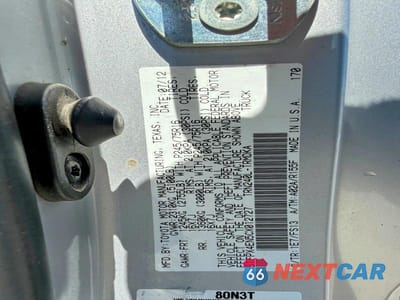 Zdjęcie 11 z 11 samochodu: 2012 TOYOTA TACOMA BASE VIN:5TFPX4EN5CX012727 - miniatura