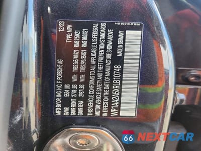 Zdjęcie 14 z 14 samochodu: 2024 PORSCHE MACAN BASE VIN:WP1AA2A5XRLB10748 - miniatura