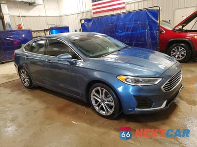 Czwarte zdjęcie samochodu z boku: 2019 FORD FUSION SEL VIN:3FA6P0CD6KR140499 - miniatura
