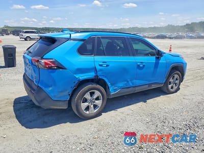 Trzecie zdjęcie samochodu z tyłu: 2019 TOYOTA RAV4 HYBRID XLE VIN:2T3RWRFV2KW036736 - miniatura