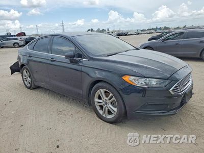 Czwarte zdjęcie samochodu z boku: 2018 FORD FUSION SE VIN:3FA6P0HD7JR252638 - miniatura