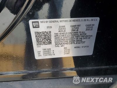 Zdjęcie 13 z 13 samochodu: 2026 CHEVROLET EQUINOX VIN:3GNAXHEG9TL212737 - miniatura