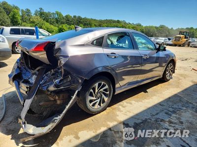 Trzecie zdjęcie samochodu z tyłu: 2017 HONDA CIVIC EX VIN:2HGFC2F79HH543003 - miniatura