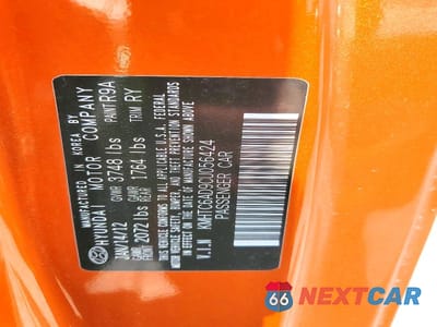Zdjęcie 12 z 12 samochodu: 2012 HYUNDAI VELOSTER BASE VIN:KMHTC6AD9CU056424 - miniatura