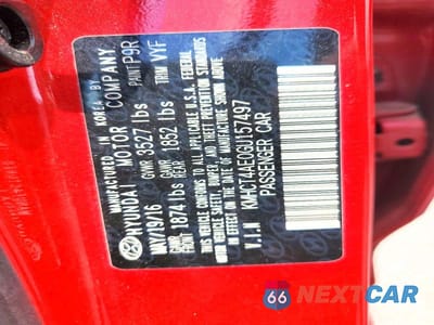 Zdjęcie 12 z 12 samochodu: 2016 HYUNDAI ACCENT SE VIN:KMHCT4AE0GU157497 - miniatura