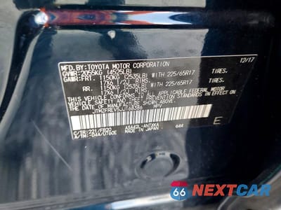 Zdjęcie 13 z 13 samochodu: 2018 TOYOTA RAV4 LE VIN:JTMZFREV5JJ168386 - miniatura