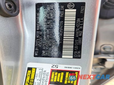 Zdjęcie 12 z 12 samochodu: 2023 TOYOTA CAMRY SE VIN:4T1T11AK2PU747176 - miniatura