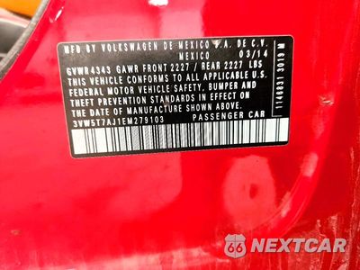 Zdjęcie 13 z 13 samochodu: 2014 VOLKSWAGEN JETTA GLI VIN:3VW5T7AJ1EM279103 - miniatura