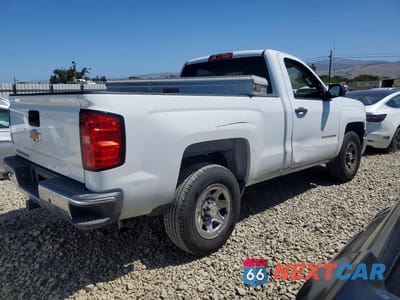 Trzecie zdjęcie samochodu z tyłu: 2015 CHEVROLET SILVERADO C1500 VIN:1GCNCPEH0FZ382961 - miniatura