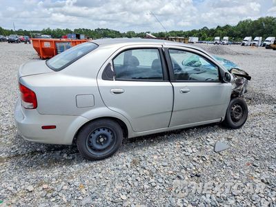 Trzecie zdjęcie samochodu z tyłu: 2005 CHEVROLET AVEO BASE VIN:KL1TD52615B346951 - miniatura