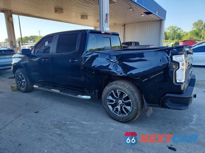 Drugie zdjęcie samochodu z przodu: 2020 CHEVROLET SILVERADO K1500 RST VIN:3GCUYEEDXLG379639 - miniatura
