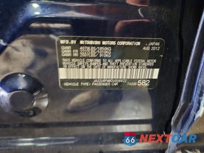 Zdjęcie 13 z 13 samochodu: 2013 MITSUBISHI LANCER GT VIN:JA32U8FW8DU008822 - miniatura