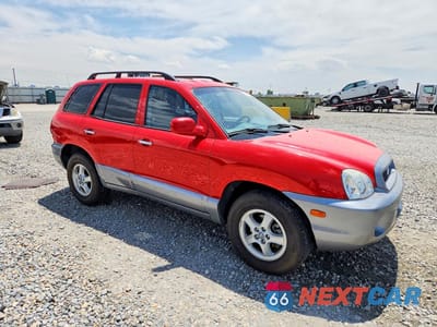 Czwarte zdjęcie samochodu z boku: 2003 HYUNDAI SANTA FE VIN:KM8SC13E33U472666 - miniatura