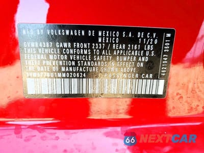 Zdjęcie 12 z 12 samochodu: 2021 VOLKSWAGEN JETTA GLI VIN:3VW6T7BU1MM020624 - miniatura