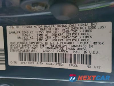 Zdjęcie 12 z 12 samochodu: 2008 TOYOTA TACOMA DOUBLE CAB PRERUNNER LONG BED VIN:5TEKU72N18Z541861 - miniatura