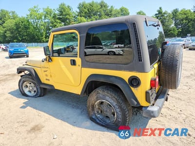 Drugie zdjęcie samochodu z przodu: 2002 JEEP WRANGLER / TJ SPORT VIN:1J4FA49S72P713002 - miniatura