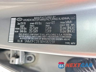 Zdjęcie 14 z 14 samochodu: 2024 HYUNDAI TUCSON SEL VIN:5NMJFCDE3RH382239 - miniatura