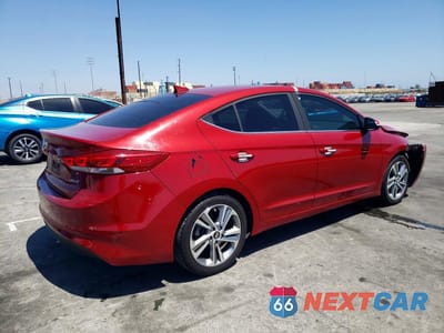 Trzecie zdjęcie samochodu z tyłu: 2018 HYUNDAI ELANTRA LIMITED VIN:KMHD84LF8JU449014 - miniatura