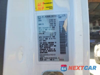 Zdjęcie 13 z 13 samochodu: 2020 NISSAN NV200 SV VIN:3N6CM0KN0LK702131 - miniatura