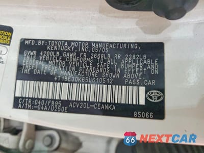 Zdjęcie 13 z 13 samochodu: 2005 TOYOTA CAMRY LE VIN:4T1BE30K65U610512 - miniatura