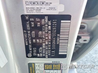 Zdjęcie 13 z 13 samochodu: 2014 KIA OPTIMA EX VIN:5XXGN4A73EG261261 - miniatura