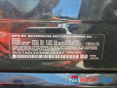 Zdjęcie 13 z 13 samochodu: 2021 BMW X5 XDRIVE45E VIN:5UXTA6C05M9E28447 - miniatura