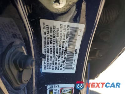 Zdjęcie 12 z 12 samochodu: 2009 HONDA CIVIC EX VIN:19XFA16879E045466 - miniatura