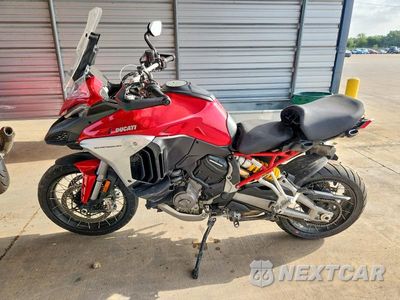 Trzecie zdjęcie samochodu z tyłu: 2022 DUCATI MULTISTRADA V4 VIN:ZDMAALVW6NB012976 - miniatura