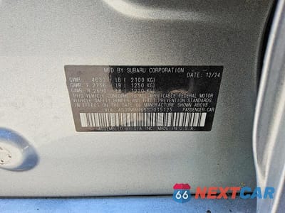 Zdjęcie 12 z 12 samochodu: 2025 SUBARU LEGACY VIN:4S3BWAB65S3015125 - miniatura