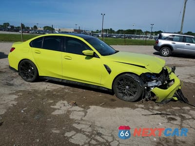 Czwarte zdjęcie samochodu z boku: 2023 BMW M3 VIN:WBS53AY02PFN65924 - miniatura