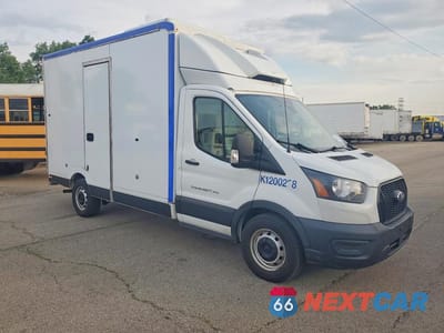 Czwarte zdjęcie samochodu z boku: 2020 FORD TRANSIT DELIVERY TRUCK VIN:1FDBW5Z88LKB52478 - miniatura